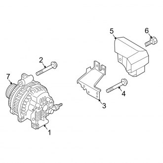 2007 Mazda 6 Battery Trays & Alternator Brackets – CARiD.com