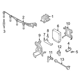 Mazda OE - Electrical - Ignition System (i 2.3L)