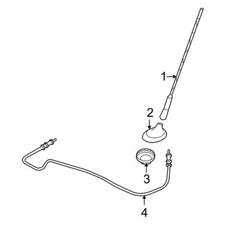 Mazda OE - Electrical - Antenna (i / S Sedan)