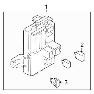 Mazda OE - Electrical Components (Fuse and Relay Instrument Panel), (Mazdaspeed)