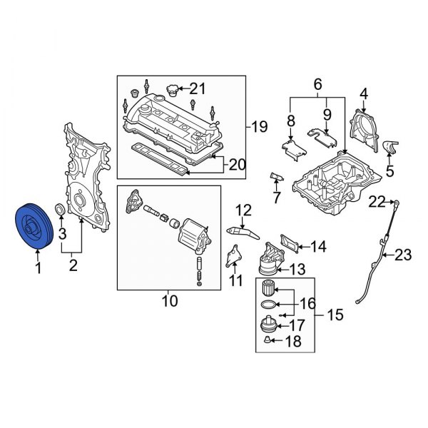 Engine Crankshaft Pulley