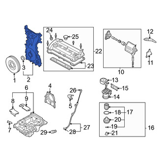Mazda OE - Front Engine Timing Cover
