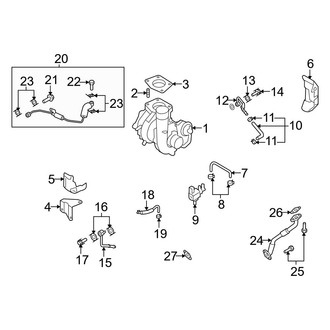 Mazda OE - Engine / Transaxle - Turbocharger & Components