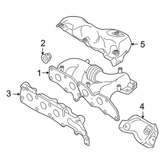 Mazda OE - Exhaust System - Manifold
