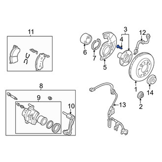 Mazda OE - Front Wheel Lug Stud