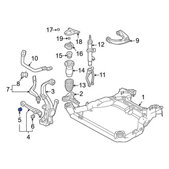 Mazda OE - Front Lower Rearward Suspension Control Arm Bushing