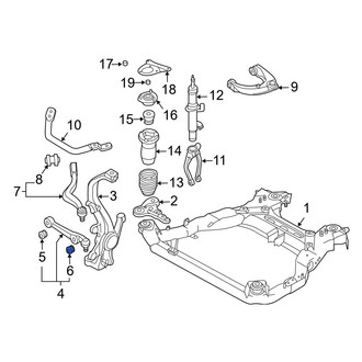Mazda OE - Front Lower Inner Forward Suspension Control Arm Bushing