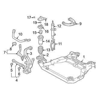 Mazda OE - Front Suspension - Suspension Components