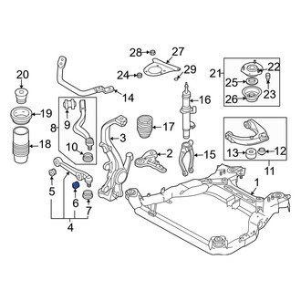 Mazda OE - Front Lower Inner Forward Suspension Control Arm Bushing