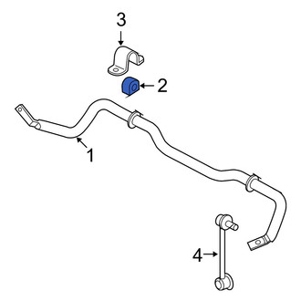 Mazda OE - Front Suspension Stabilizer Bar Bushing
