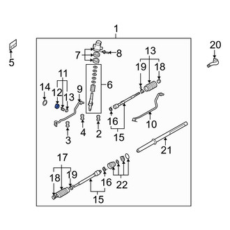Mazda OE - Front Power Steering Pressure Switch