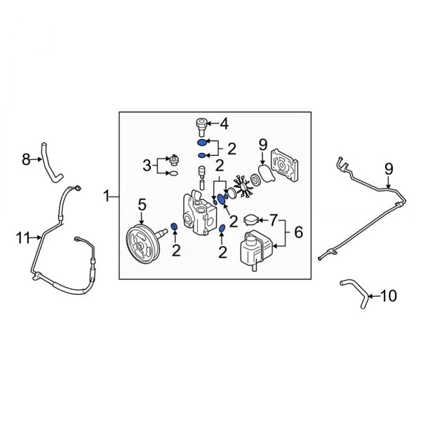 Power Steering Pump Seal Kit