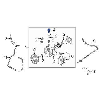 Mazda OE - Front Power Steering Control Valve