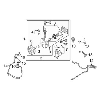 Mazda OE - Steering Gear & Linkage - Pump & Hoses
