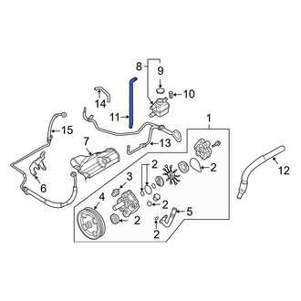 Mazda OE - Power Steering Return Hose