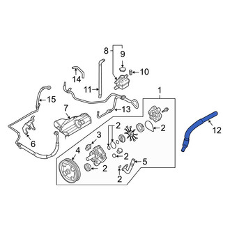 Mazda OE - Power Steering Reservoir Hose