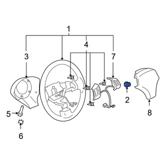 Mazda OE - Steering Wheel Nut