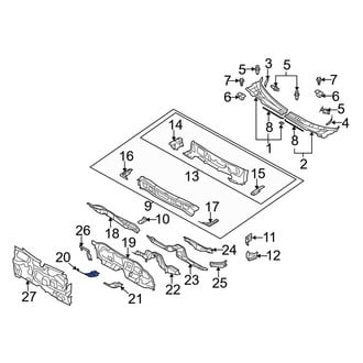 Mazda OE - Front Right Floor Pan Reinforcement