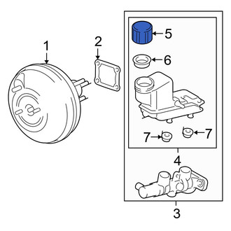 Mazda OE - Brake Master Cylinder Reservoir Cap