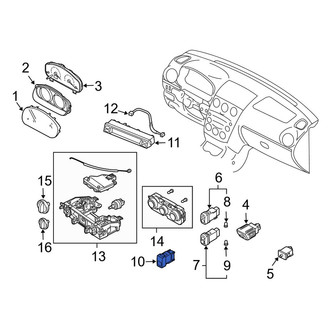 Mazda OE - Instrument Panel Cover