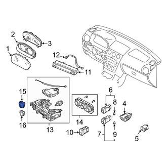 Mazda OE - HVAC Heater Control Knob