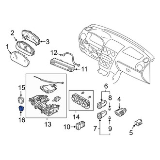 Mazda OE - HVAC Heater Control Knob