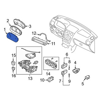 Mazda OE - Instrument Panel Lens