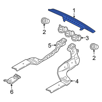 Mazda OE - Right Windshield Defroster Nozzle