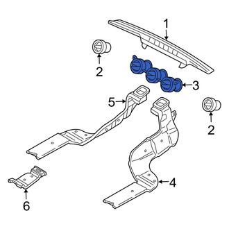 Mazda OE - Center Dashboard Air Vent