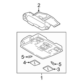 Mazda OE - Overhead Console