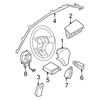 Mazda OE - Restraint Systems - Air Bag Components