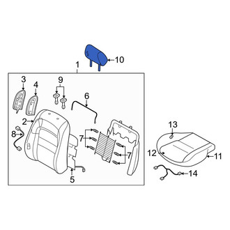 Mazda OE - Front Headrest