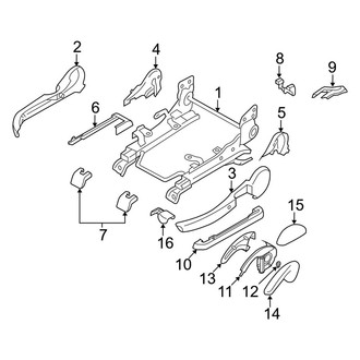 Mazda OE - Seats & Tracks - Tracks & Components (Driver Side, W/O Power), (Mazdaspeed)