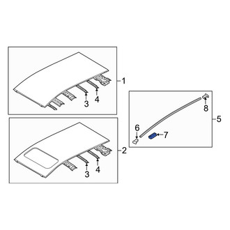 Mazda OE - Center Roof Molding Cap