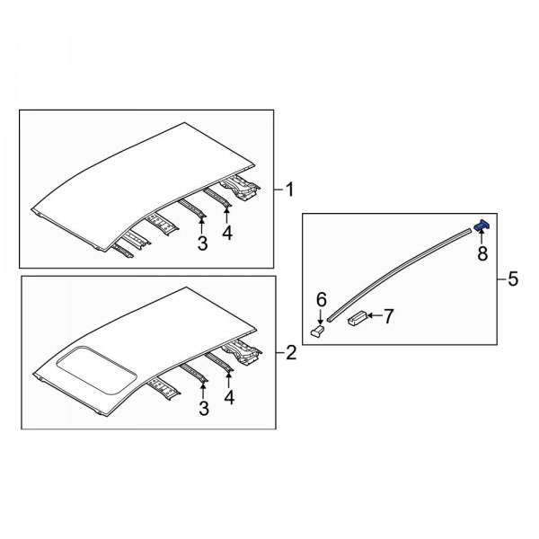 Roof Molding Cap