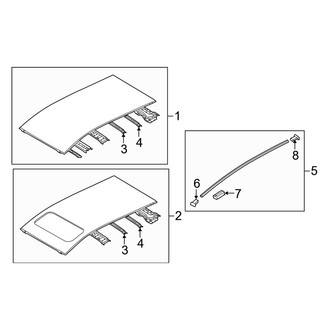 Mazda OE - Roof & Components (Wagon)