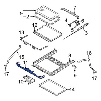 Mazda OE - Sunroof Cable