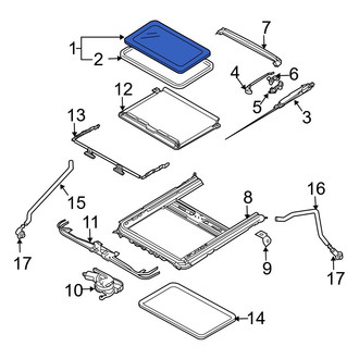 Mazda OE - Sunroof Glass
