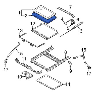 Mazda OE - Sunroof Seal