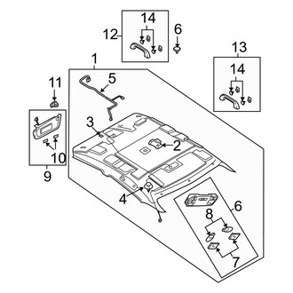Mazda OE - Roof - Interior Trim (With Sunroof), (Mazdaspeed)