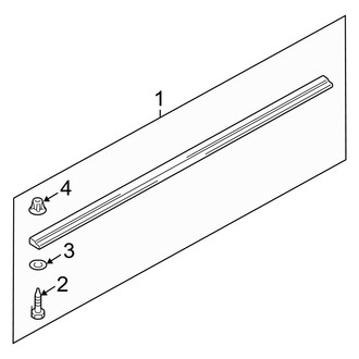 Mazda OE - Pillars, Rocker & Floor - Exterior Trim (W/O Spoiler), (i / S Sedan)