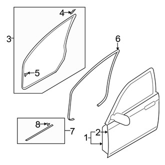 Mazda OE - Front Door - Door & Components