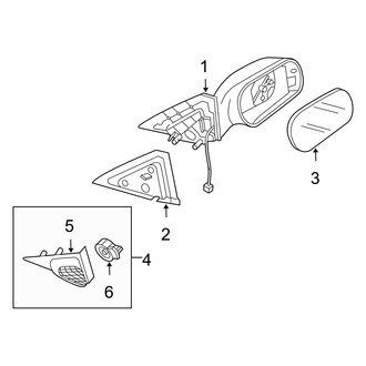 Mazda OE - Front Door - Outside Mirrors
