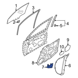 Mazda OE - Front Left Window Motor