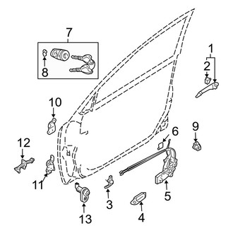 Mazda OE - Front Door - Lock & Hardware