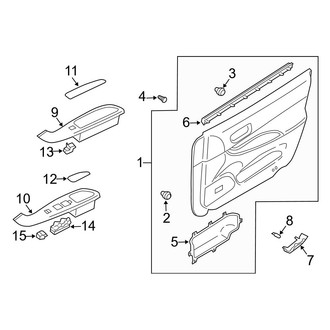 Mazda OE - Front Door - Interior Trim