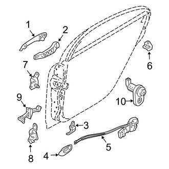 Mazda OE - Rear Door - Lock & Hardware