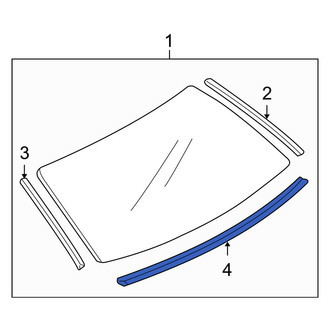 Mazda OE - Rear Lower Liftgate Reveal Molding