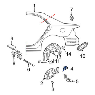 Mazda OE - Fuel Door Spring