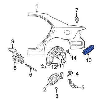 Mazda OE - Rear Quarter Panel Vent